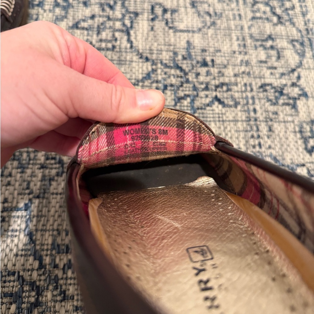 Sperry Brown Leather Loafers, Size 8 - Picture 5 of 5